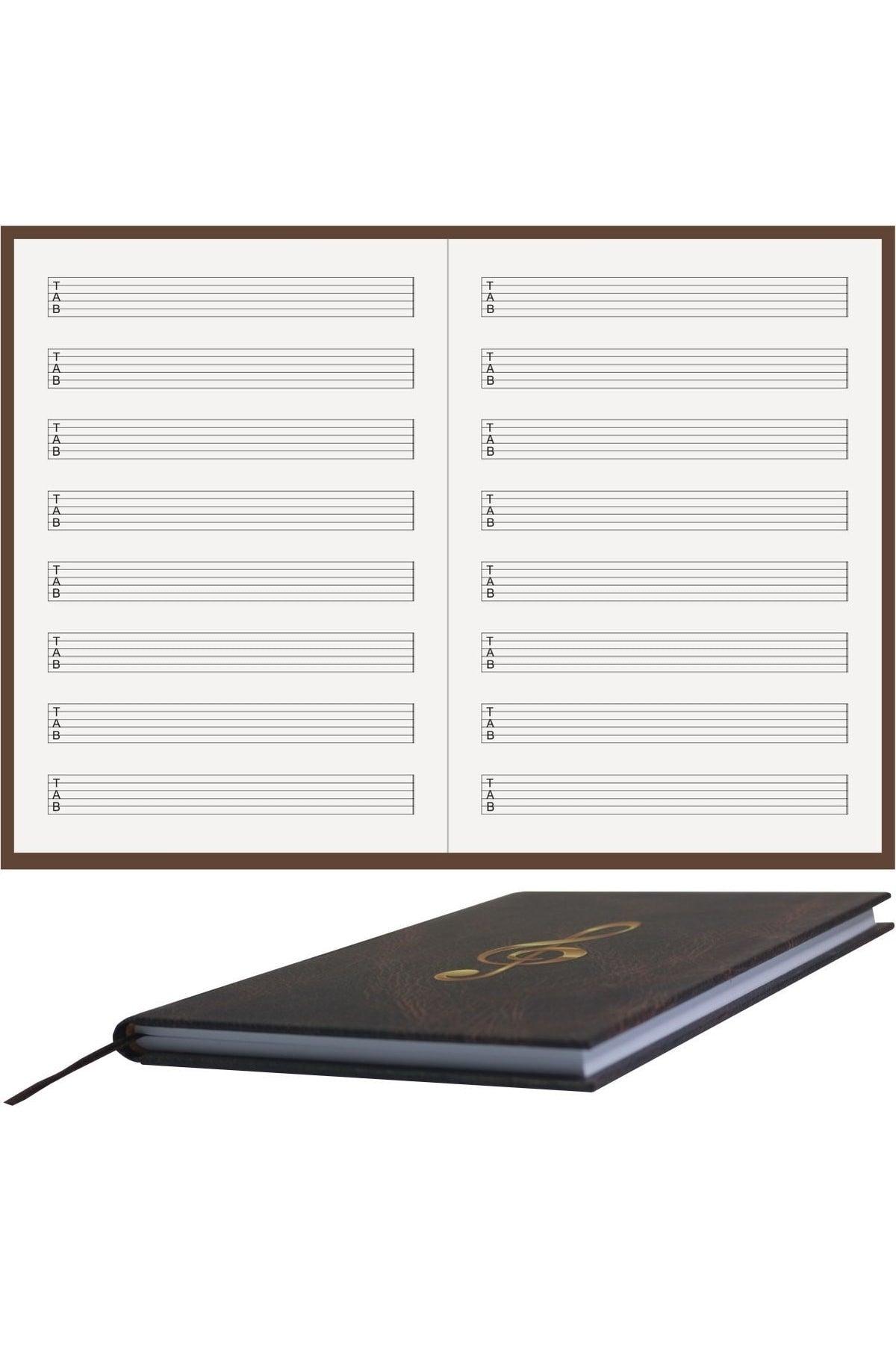 Guitar Notebook (Double Cutout with Tab Key