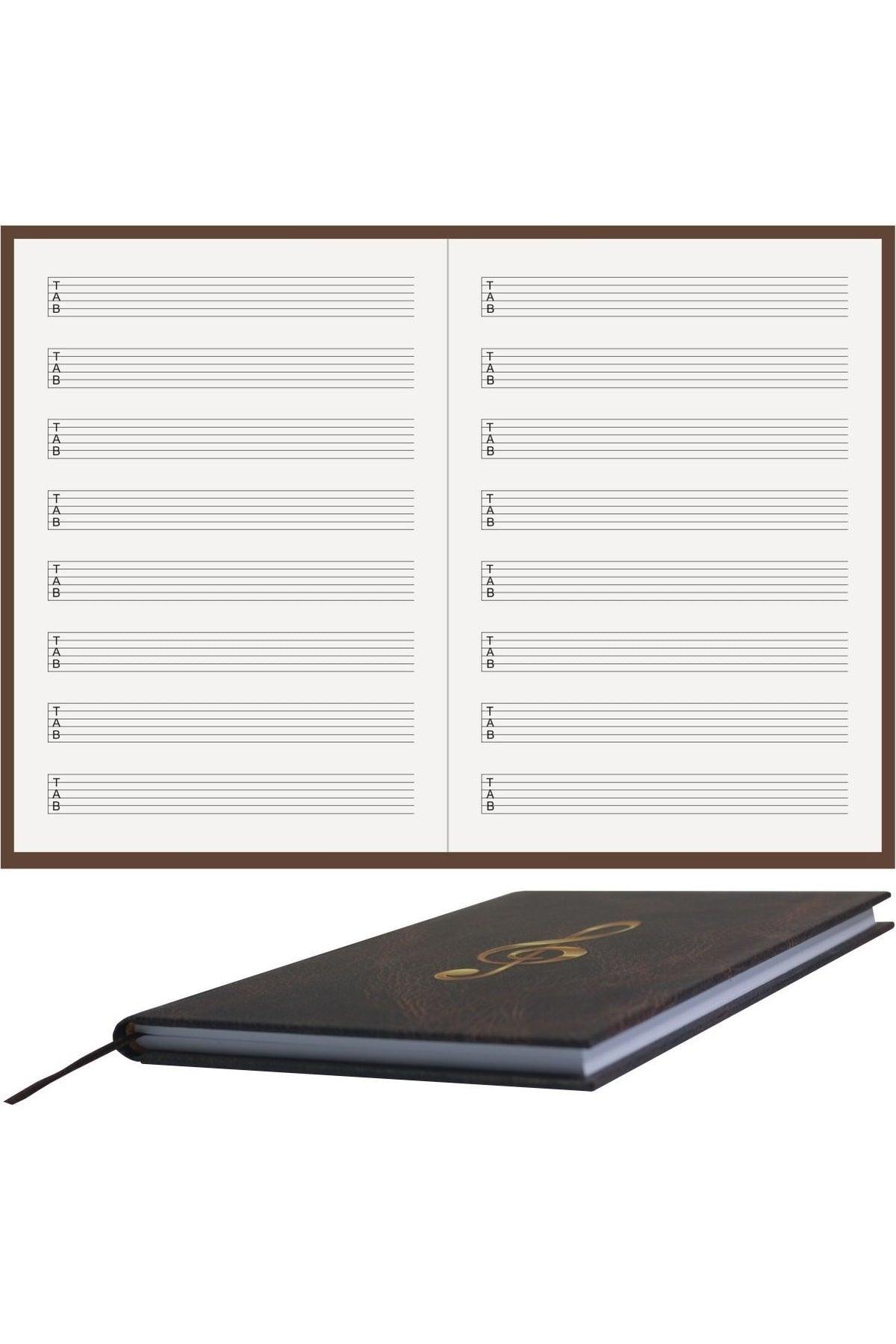 Guitar Notebook (Left Cutout with Tab Key