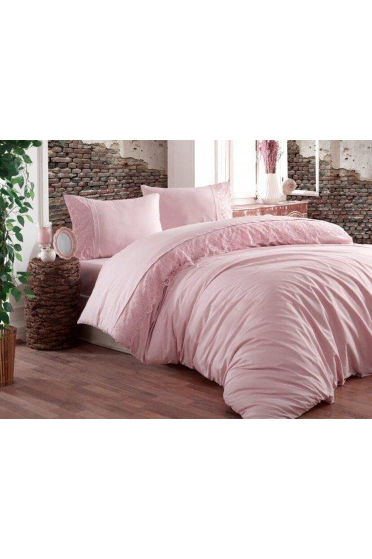 Guipure Double Duvet Cover Set Powder - Swordslife