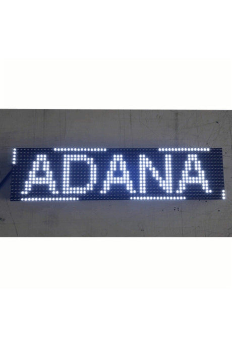 Route Led Sign Green 16x64cm