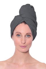 Hairdry Hair Dryer (cap) Towel (23x64) - Anthracite - Swordslife