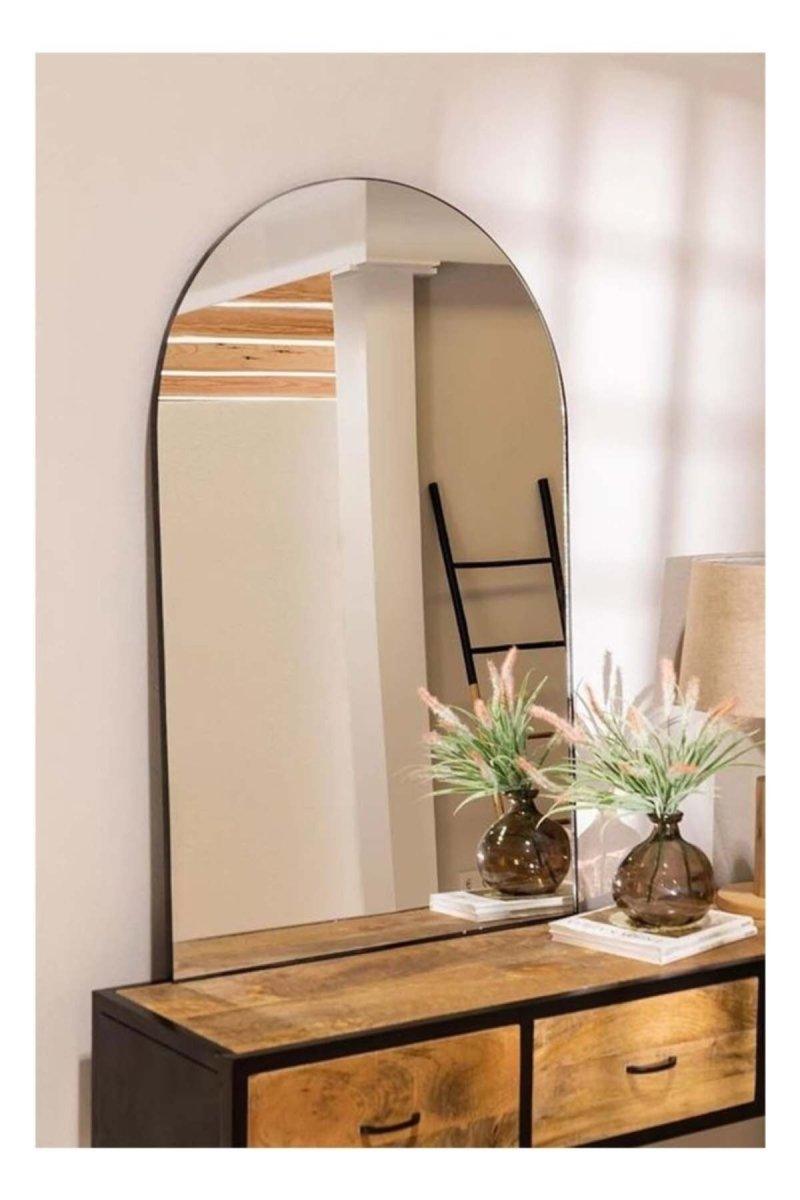 Half Oval Console Mirror - Swordslife