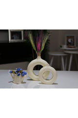 Ring Vase Bohemian Set Cream - Swordslife