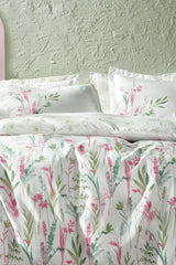 Hana Ranforce Single Duvet Cover Set - Pink - Swordslife