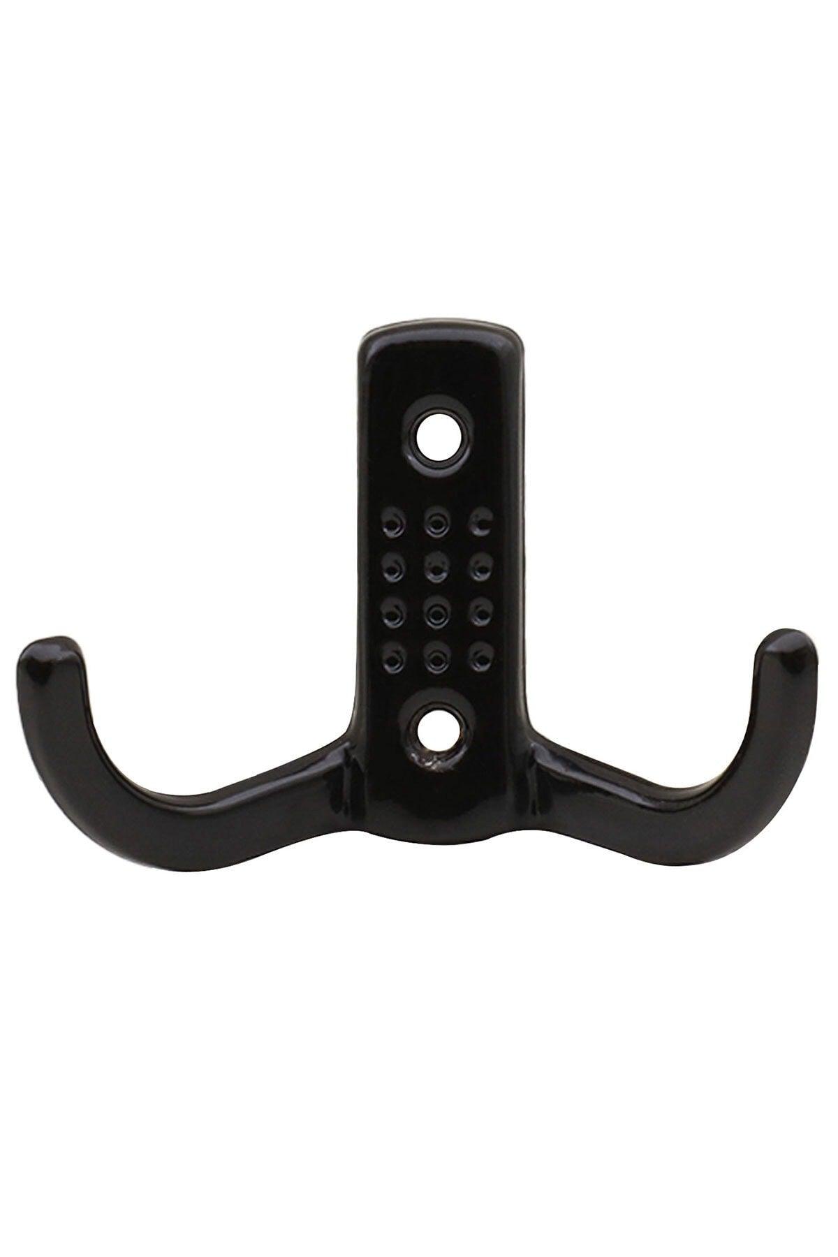 As Dotted Cloakroom Wall Hanger Metal Wardrobe Clothes Rack Black Hanger - Swordslife