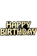 Happy Birthday Leon Led Sign Light 30x77cm