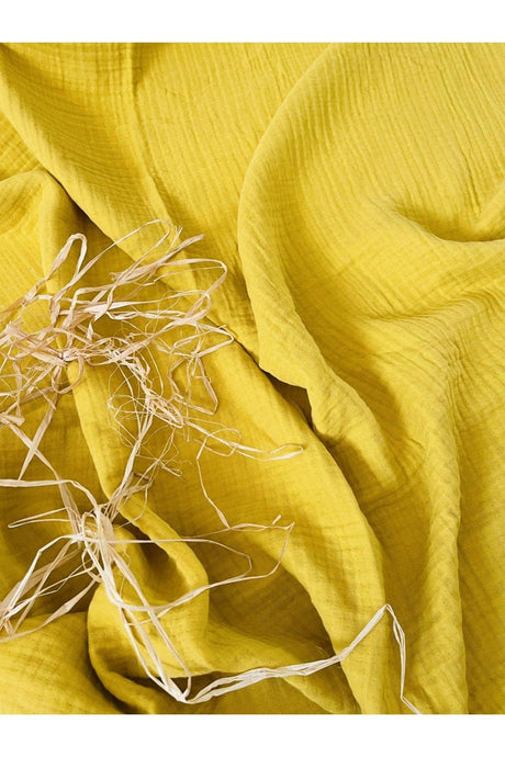 Mustard Yellow 4 Layer Multi-Purpose Muslin Cover Blanket - Swordslife