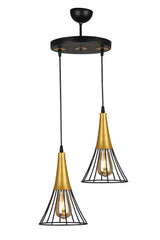 Havana 2nd Chandelier Black-gold - Swordslife