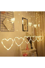 Heart Decor Animated Curtain Led Light 3