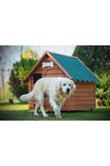 Heat Insulated Wooden Kennel (XLARGE)