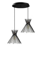 Hedgehog Pattern Modern Design Binary Black Pendant Chandelier - Swordslife