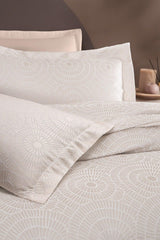 Heliks Double Bedspread Set - Beige - Swordslife