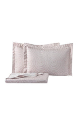 Heliks Double Bedspread Set - Dried Rose - Swordslife