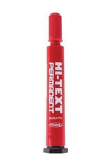 Hi-Text Permanent M. Cut Tip Red 830Pc