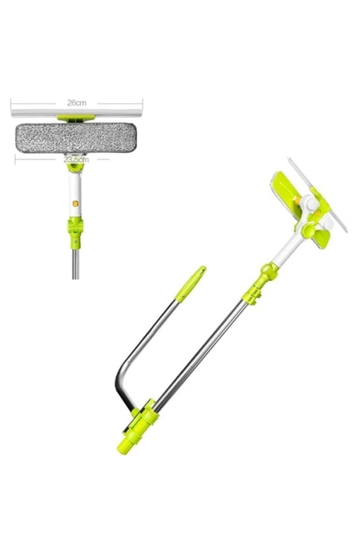 High Rise Telescopic Swivel Head U Shaped Wiper Mop 360° - Swordslife