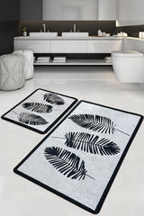 Hoja Bathroom Carpet Djt Set of 2