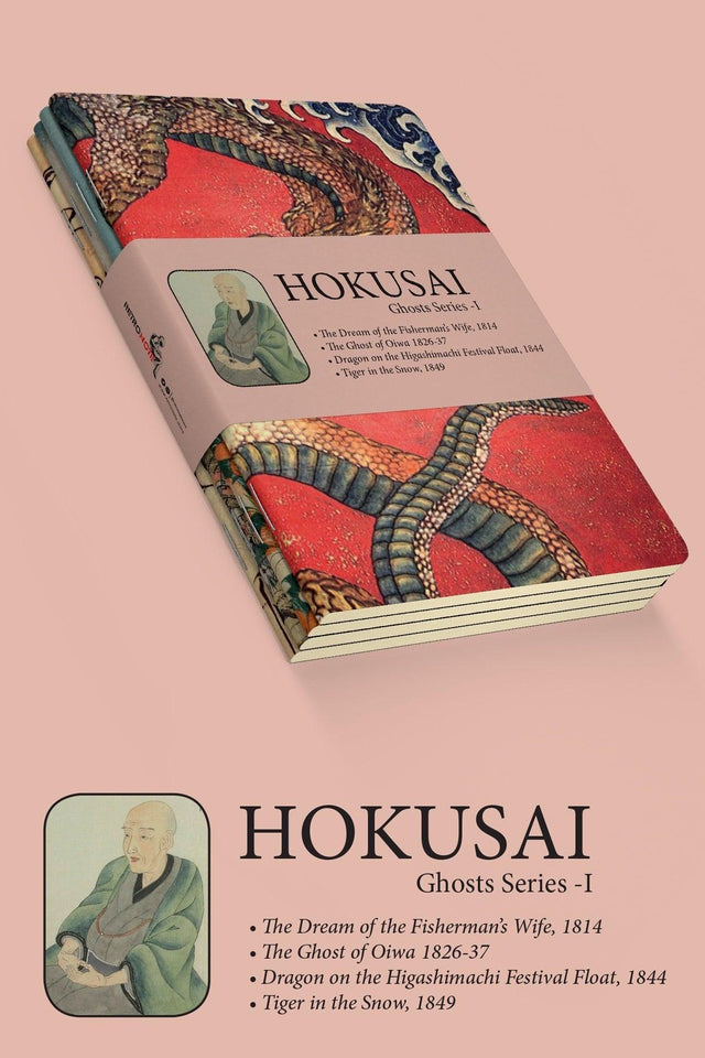 Hokusai Notebook Set of 4 5 - Ghosts Series I