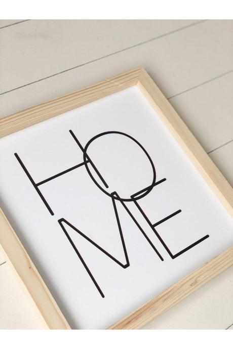 Home Sign Wooden Frame - Swordslife