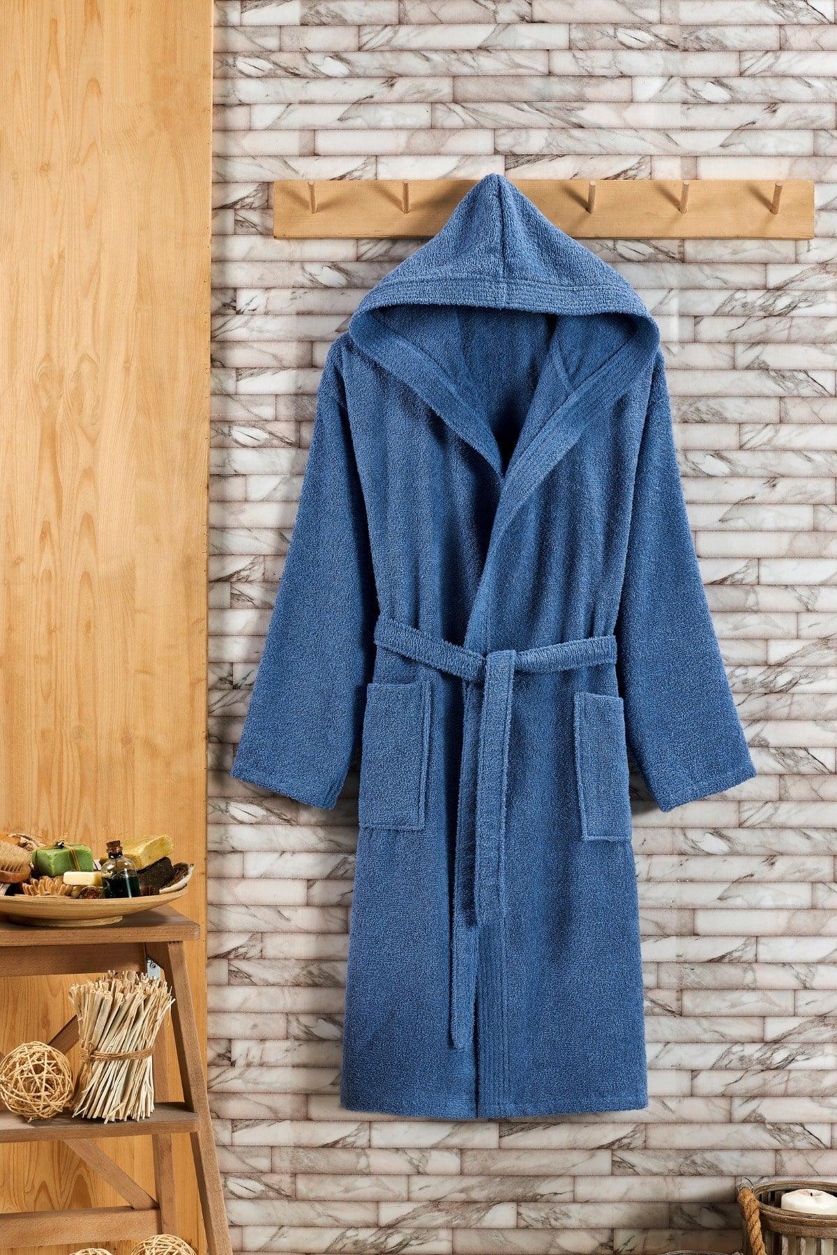 Hooded Bathrobe 100% Cotton - Swordslife