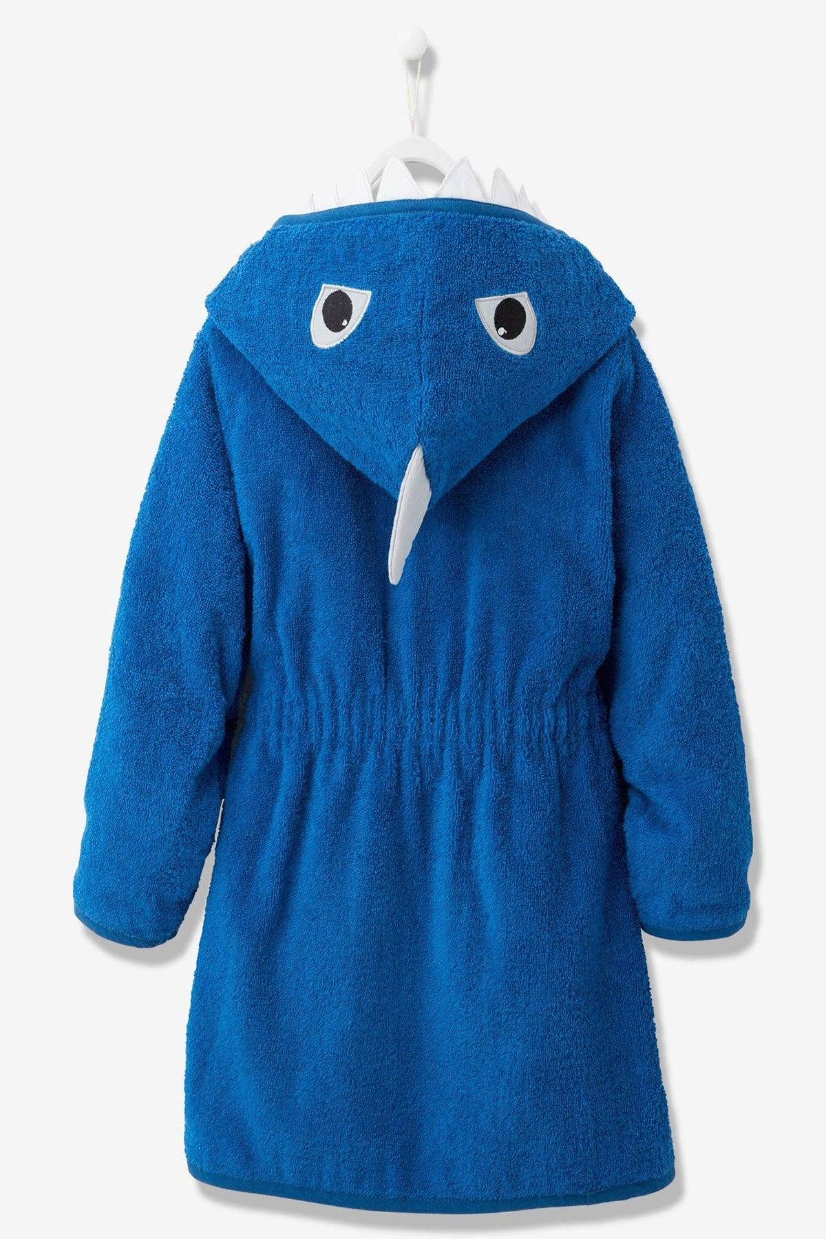 Hooded Girls-boys Bathrobe Cotton-shark