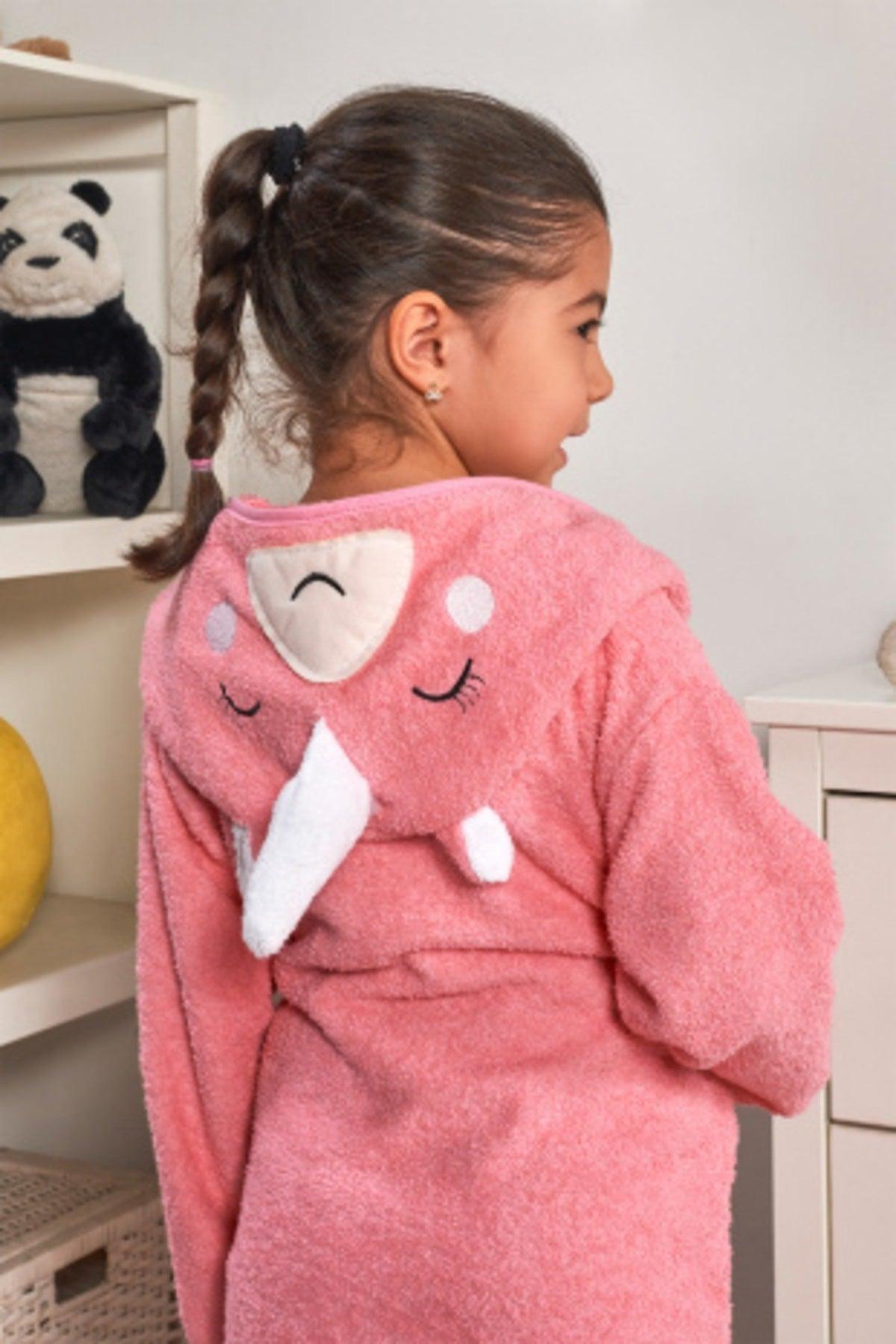 Hooded Girls' Boys' Bathrobe