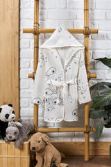 Hooded Girls Boys Bathrobe Cotton Muslin - Swordslife