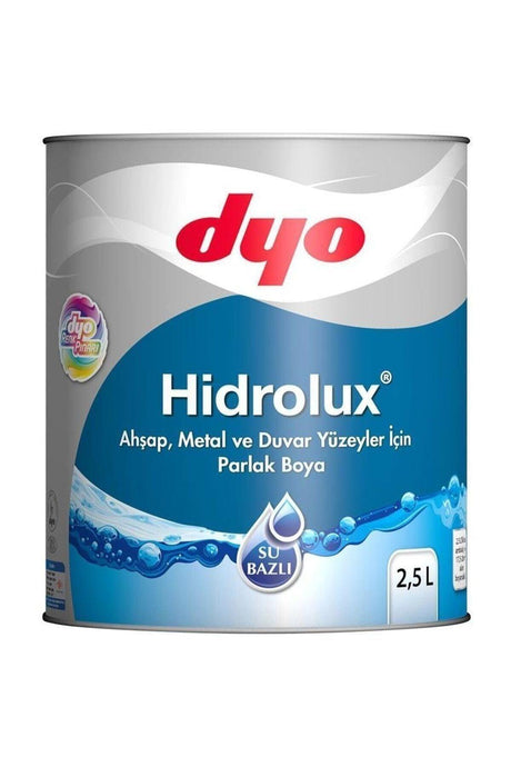 Hidrolux 2.5 Liter White Water Based Wood Metal