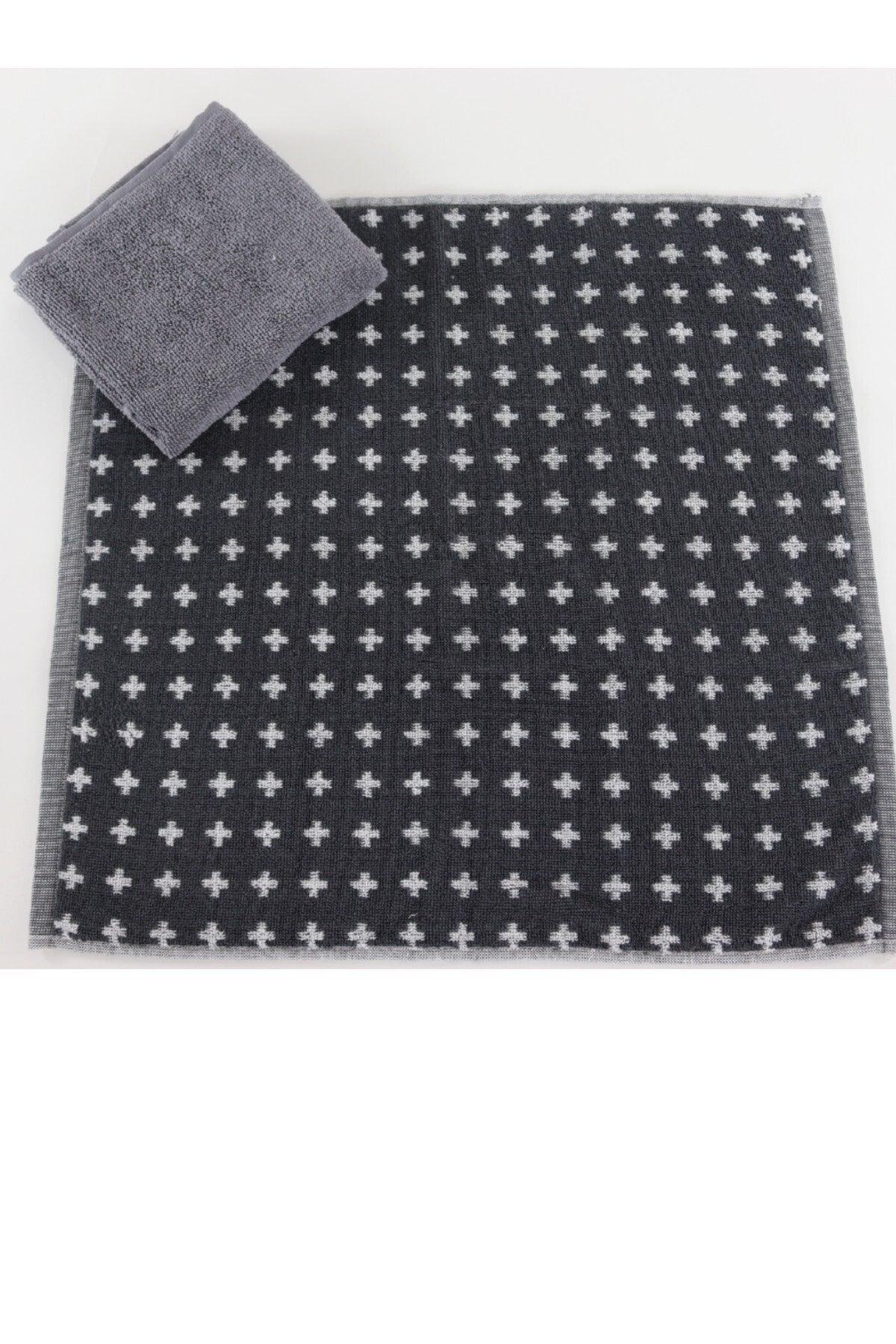 Double Kitchen Towel Set Anthracite Gray - Swordslife