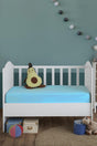 60x120 Turquoise Baby Elastic Cotton Linen