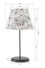 Indomp Lampshade Black White Abjr-55 - Swordslife