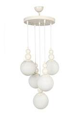 Endless 5th Chandelier White White Glass - Swordslife