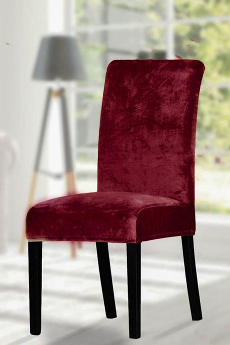 Silk Velvet Chair Cover, Chair Cover Elastic, Standard 1 Piece - Swordslife