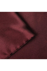 Silk Satin 50x70 Cm Pillow Cover 2 Pieces Buckle Curly Hair Claret Red 2 Pieces - Swordslife