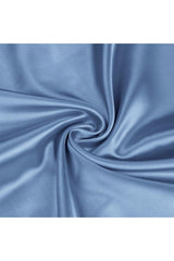 Silk Satin 50x70 Cm Pillow Cover 2 Pieces Buckle Curly Hair Blue 2 Pieces - Swordslife