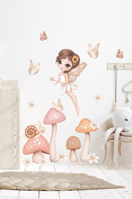 Luminous Nature Fairy Kids Room Wall Sticker Set - Swordslife