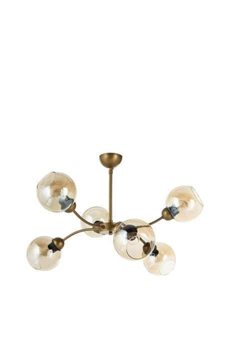 Ivona Gold 6 Piece Chandelier - Swordslife