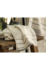 Ivy Cotton Striped Hand Towel 30x40 Cm White