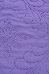 Ivy Lilac Double Microfiber Quilted Bedspread - Swordslife