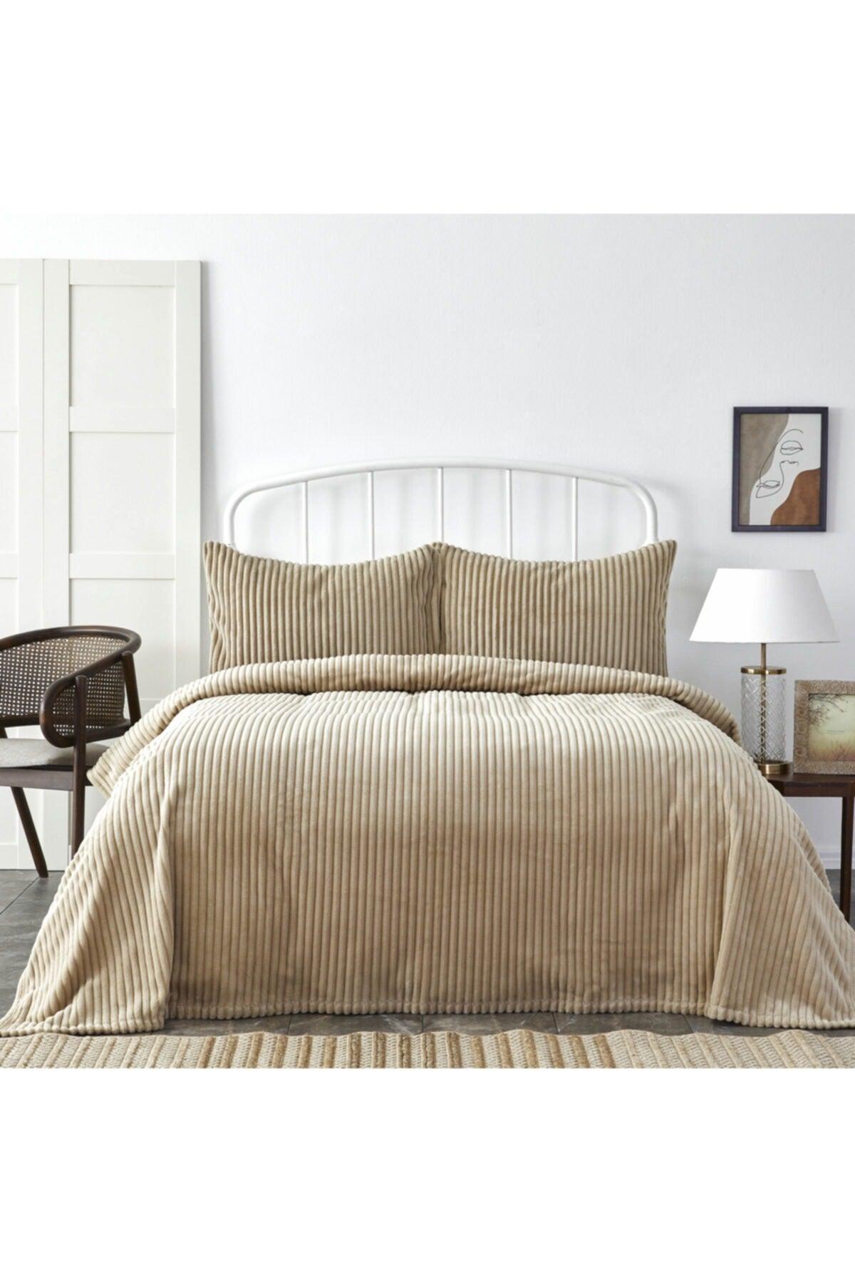 Joena Beige Single Bedspread - Swordslife