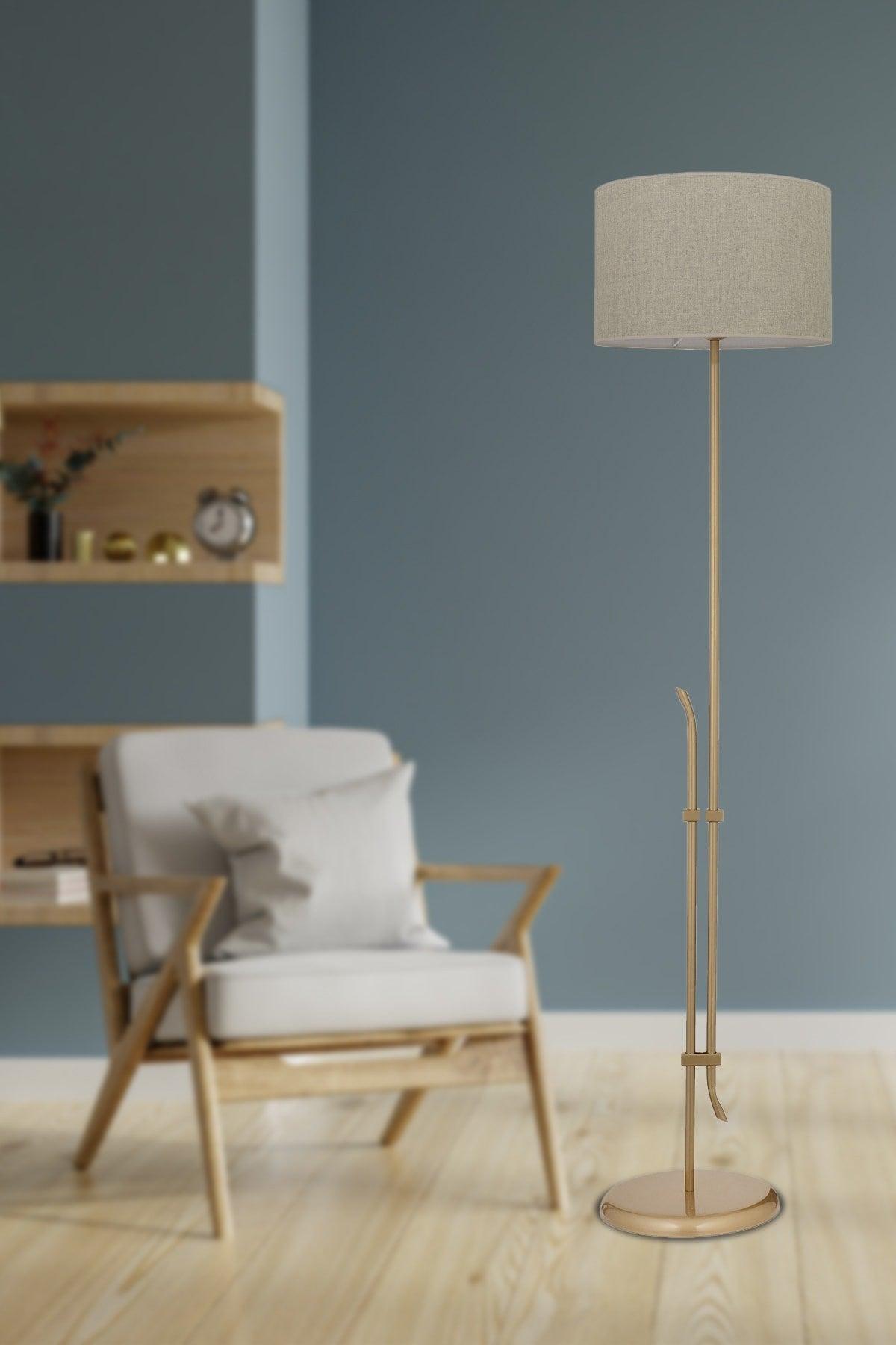 Tumbled Modern Design Standing Lampshade Lamp Metal Floor Lamp With Jolly Tumbled Hat - Swordslife