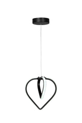 Sevinç 3 Color Led Single Chandelier Black - Swordslife