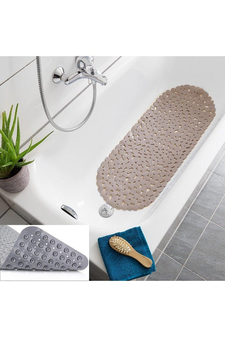 J.stone Design Latte 33 Suction Cup Bathroom Shower Non Slip Mat 716673 - Swordslife