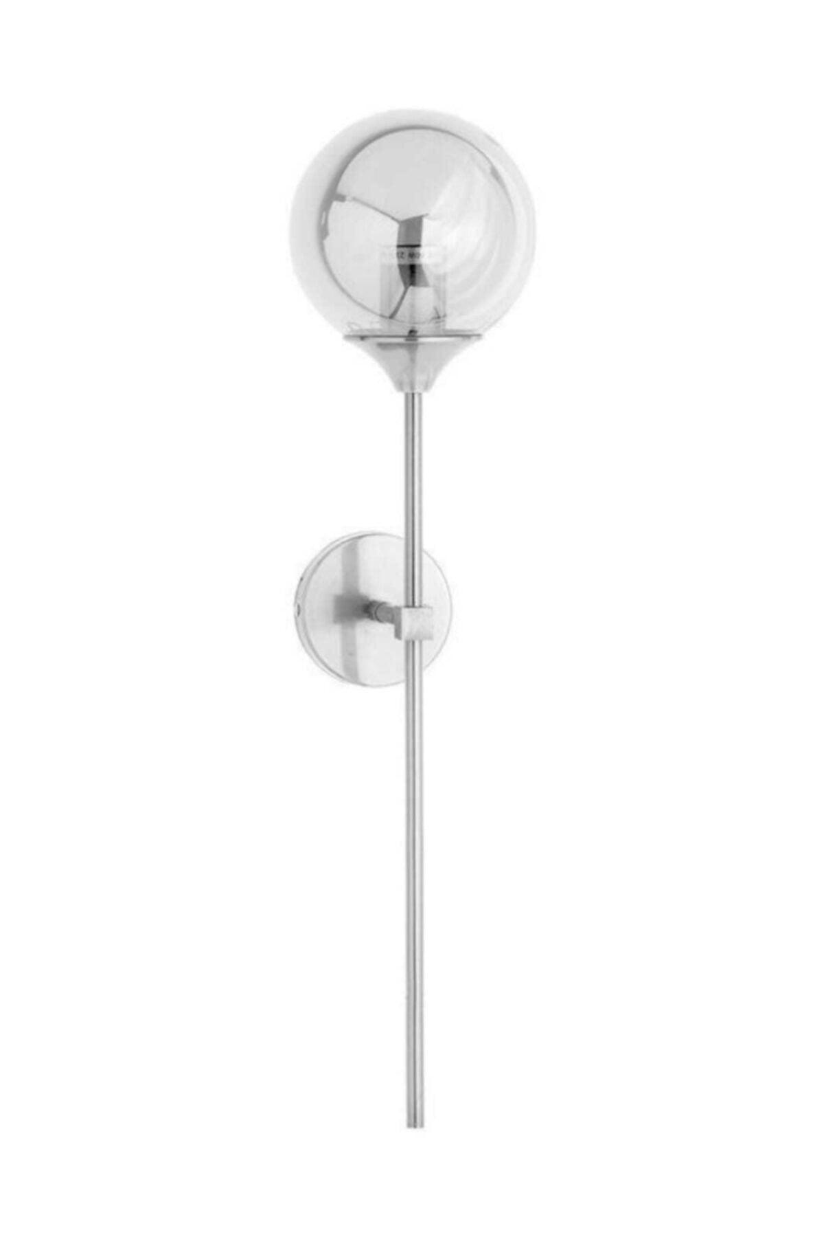 Juliet Single Chrome Wall Sconce Transparent Glass - Swordslife