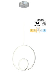 Juno Chrome Modern Pendant Lamp Led Chandelier - Swordslife