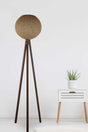 Jute Rope Floor Lamp Wooden Lampshade 3 Leg Lamp 3050 - Swordslife