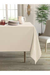 Velvet Textured Beige Color Table Cloth - Swordslife