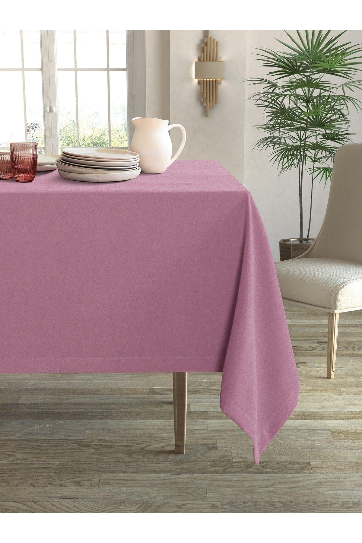 Velvet Textured Lilac Table Cloth - Swordslife