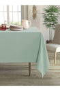 Velvet Textured Fog Blue Tablecloth - Swordslife