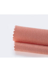 Velvet Textured Salmon Color Table Cloth - Swordslife