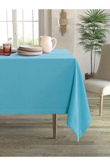 Velvet Textured Turquoise Table Cloth - Swordslife